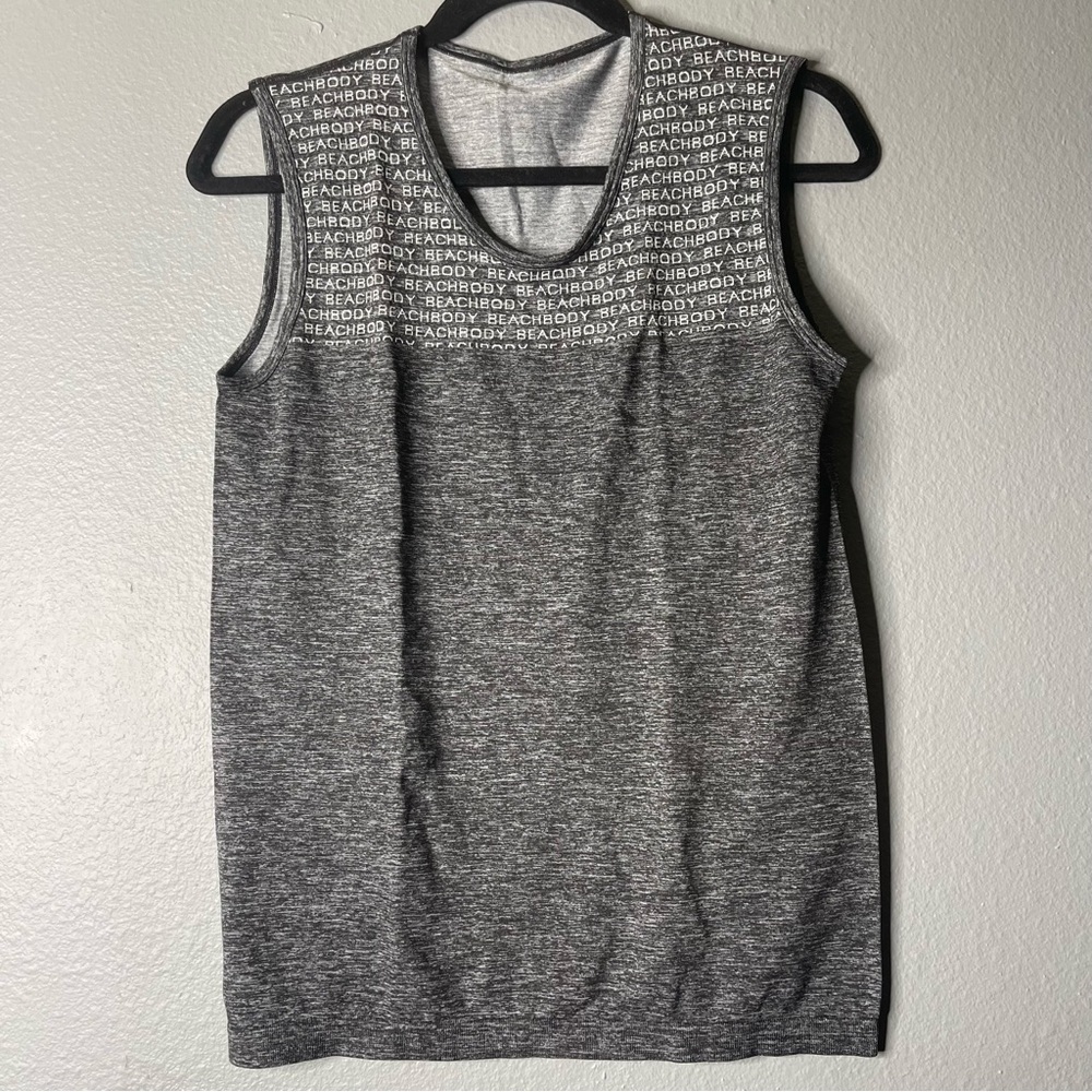 Beachbody Gray Power Intent Seamless Tank Top